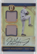 2017 Chronicles Gold Standard Rookie Jersey Double Jordan Montgomery Auto 5j8