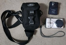    Panasonic Lumix Digital Camera DMC-TZ1 5.0MP Silver Charger Case 2GB SD Works