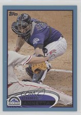 2012 Topps Wal-Mart Blue Border Chris Iannetta #21 3z8