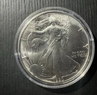 1990 American Silver Eagle Brilliant Uncirculated 0.999 Fine 1 oz
