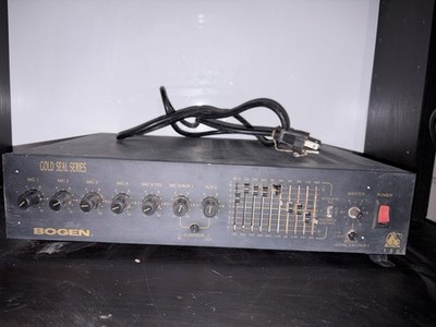 Bogen GS-150 Gold Seal Series Amplifier 150 Watt 10-band Equalizer AMP Tested