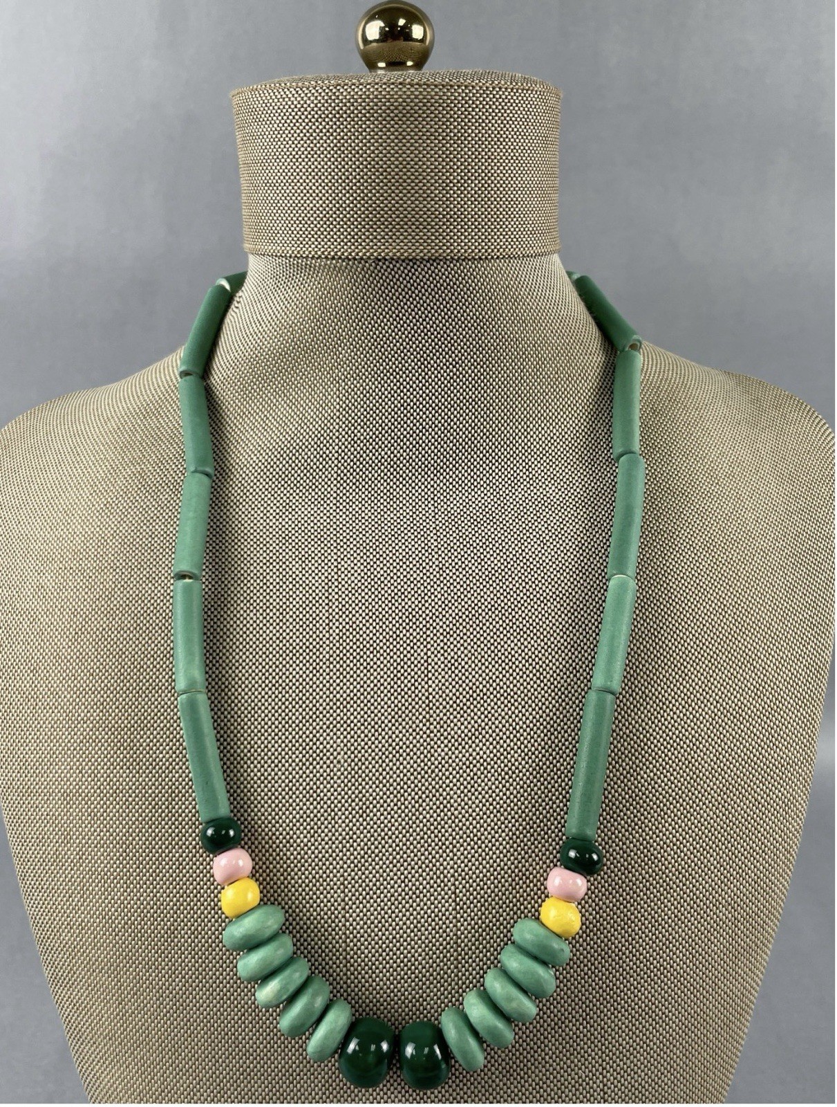 Ruby Z Candace Loheed Ceramic Beaded Necklace - image 1