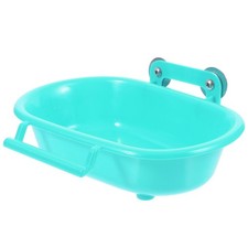 Bathtub for Parakeet Bird Box Cage Heated outside Winter Parrot Bowl