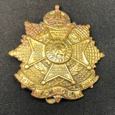 The Border Regiment - Original WW2 British Army Cap Badge
