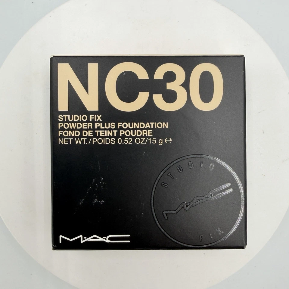 MAC STUDIO FIX POWDER PLUS FOUNDATION NC30 15G / 0.52OZ ORIGINAL FORMULA NIB - Image 2 of 4