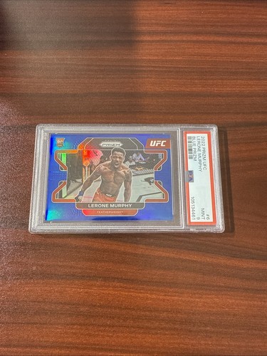 2022 Prizm UFC Lerone Murphy Blue Prizm Rookie 189/199 PSA 9 RC SP #6