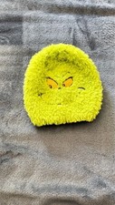 Fuzzy grinch beanie