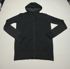 Nike Dri Fit Long Sleeve Knit Training Hoodie Black Women  s Small