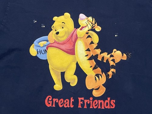 Vintage Winnie the Pooh Tigger Shirt Womens 2XL Great Friends Disney 90s - Picture 2 of 11