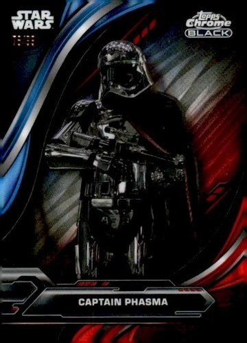 2024 Topps Chrome Black Star Wars Captain Phasma #88 /99