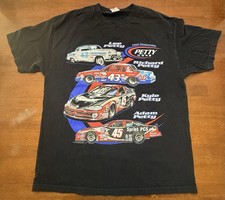 RICHARD PETTY "Four Generations" 2-Sided T-Shirt Men's XL Vintage 2001 Nascar