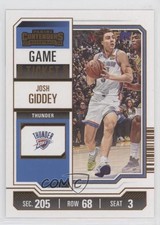 2023-24 Panini Contenders Bronze Game Ticket Josh Giddey #8 1s6