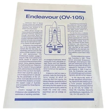 NASA Endeavor (OV-105) Flight of Endeavor (OV-105)