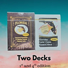 Two Pack-Unsolved Homicides Missing Persons Cold Case Cards 1st & 4th Edition