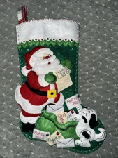 Bucilla Finished Stocking Letters To Santa