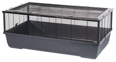 5907600701304 INTER-ZOO Bernie black  - käfig für nager - 100 x 54 x 39cm Unpack