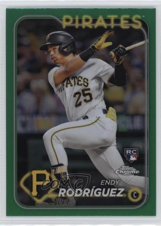 2024 Topps Chrome Green Refractor 4/99 Endy Rodriguez Endy Rodríguez #295 16m5