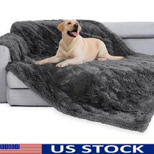 Waterproof Pet Blanket Faux Fur Stain Resistant Multiuse Furniture Protector New