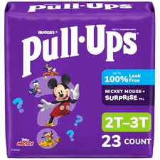 23 Count Pull-Ups Boys' Potty Training Pants, Size 2T-3T Training Underwear