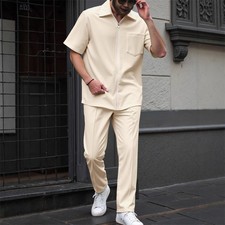 Mens Sweatsuits 2 Piece Sport Tracksuit Jogger Sweat Suits Jogging Outfits