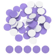 100 Pcs Adhesive Felt Circles, 1/2" Round Non-Woven Felt Stickers, Light Purple