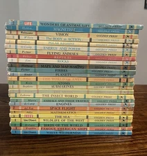 Golden Library Of Knowledge 26 Vintage Golden Press Books