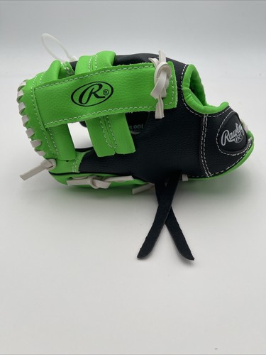 Rawlings PL90LG Niños y Niñas Verde y Negro 9” Guante de Béisbol T-Ball Lanzamiento Derecho - Imagen 4 de 7