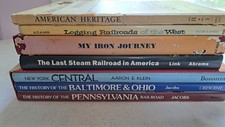 lot of 7 History of Railroads  in America Ste...