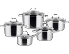 Silvercrest Topfset Kochtopf Edelstahl 5 teil...