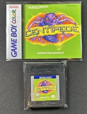 Nintendo Game Boy Color - Centipede (1998) W/ Manual - Tested, Cleaned