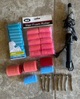 CONAIR Instant Heat Curling Iron 3/4" 25 Heat Settings Plus Foam Hair Rollers — photo 1