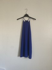 Topshop Blue Halter Mini Dress for Cocktail Nights