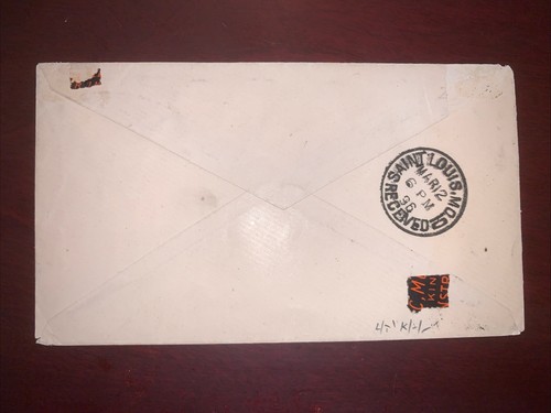 🏴☠️ Canada NB SACKVILLE 1896 Stationery / UpRate Cover - Picture 2 of 4