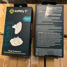 Safety 1st Plug Protectors, 36 Pack, White - Easy Babyproofing for Outlets