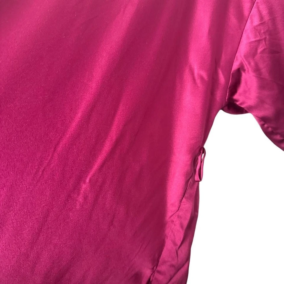 Victoria's Secret Satin Short Robe No Belt Women M/L Sleepwear Lounge NO BELT - Image 4 of 4