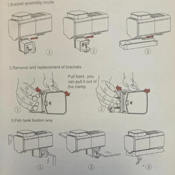 Hidom Automatischer Fischfutterspender - AF301. x4 pro Tag - 450ml Fassungsvermögen - Bild 3 von 4