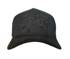 TOTO HATS LUIS CONRIQUEZ Mala-Buena Racha 555 BLACK SNAPBACK HAT TO555 BLK