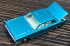 2⅞" Lesney 1964 Matchbox 31 Lincoln Continental 1/64 Blue Open Trunk Car Loose