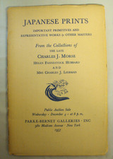 Japanese Prints - Auction Catalog - Parke-Bernet Galleries, New York (1957)