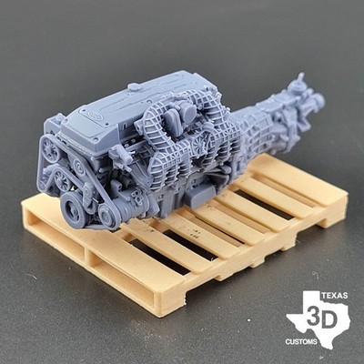 Stock Ford Barra Inline 6 model engine resin 3D printed 1:24-1:8 scale ...