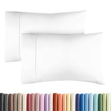 Standard Pillow Cases - 2 Pack - Super Soft Pillowcase Covers - Envelope Encl...