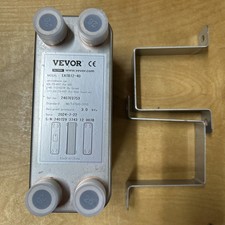 Vevor EATB12-40 Heat Exchanger 40 Plate 316L Stainless Steel Brazed 3/4"