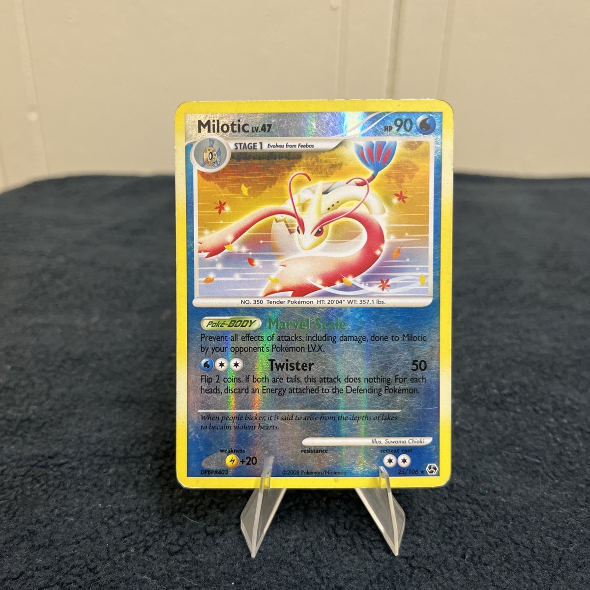 Milotic 25/106 Reverse HOLO Rare Great Encounters Pokemon Card TCG