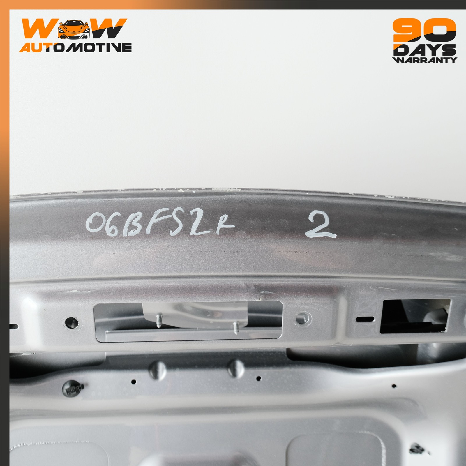 06-13 BENTLEY CONTINENTAL FLYING SPUR TRUNK LID PANEL SILVER TEMPEST METALLIC OE