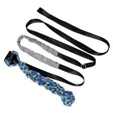 Interactive Dog Bungee Tug Toy Outdoor Hanging Tree Dog Rope Toy with Black