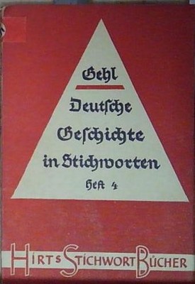 HIRTS STICHWORT BUCHER