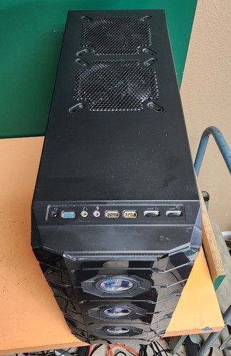 Apevia X-Cruiser3 Mid-Tower ATX Gaming PC Tower Case (Blue) - Picture 5 of 7