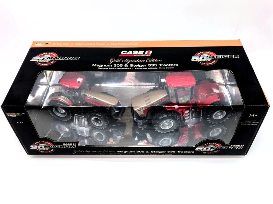 Tractores Case IH Magnum 305 y Steiger 535 1/32, Gold Signature Edition Foto 3 de 4