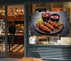 3D Grill Kebab Shop BBQ R268 Window Stickers Vinyl Wallpaper Wall Murals Panda