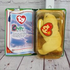 McDonalds Legends Chilly the Polar Bear TY Beanie Baby 2000